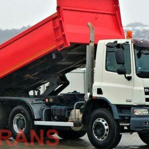 Разгрузка самосвала DAF 20 тонн