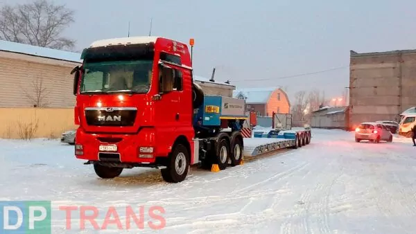 Трал с передним заездом 60 тонн