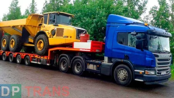 Трал с передним заездом 60 тонн