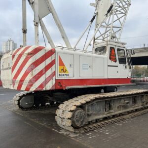 Кран Hitachi Sumitomo SCX700 на площадке — аренда гусеничного крана 70 т