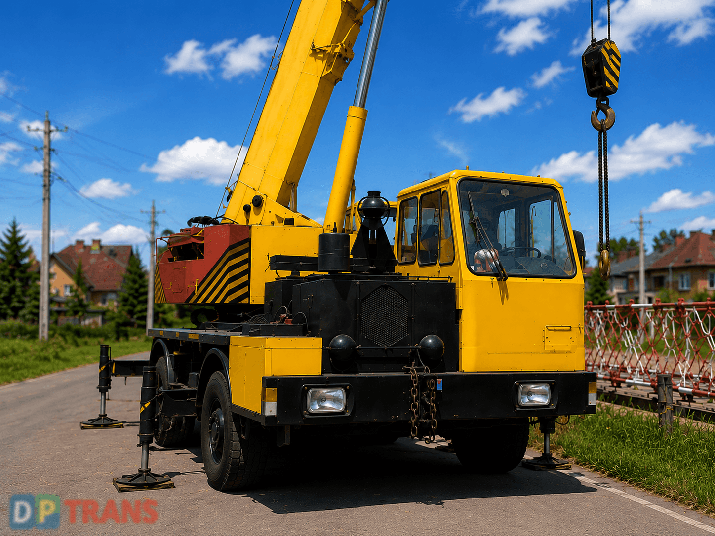 Автокран 16 тонн с телескопической стрелой